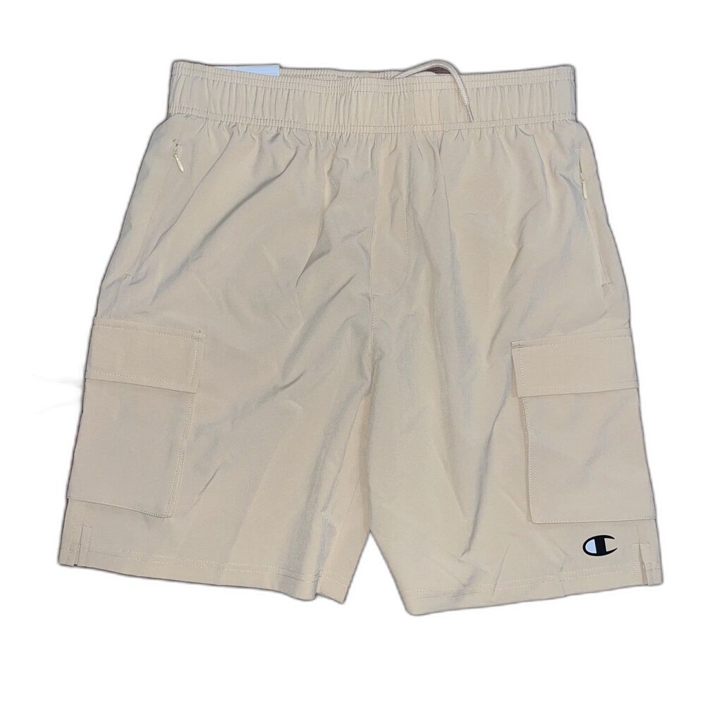NWT Champion Performance Cargo Shorts Tan Men's Medium